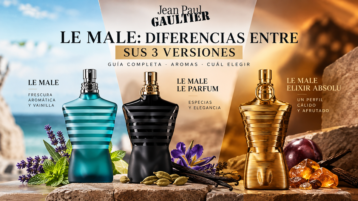 Jean Paul Gaultier Le Male: diferencias entre sus 3 versiones