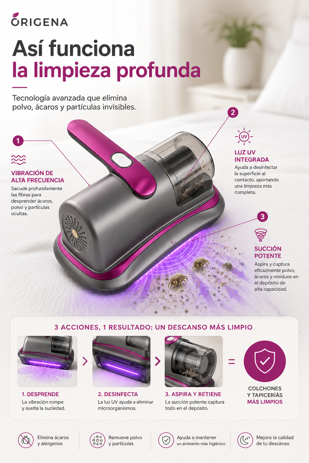 Aspiradora UV Origena™