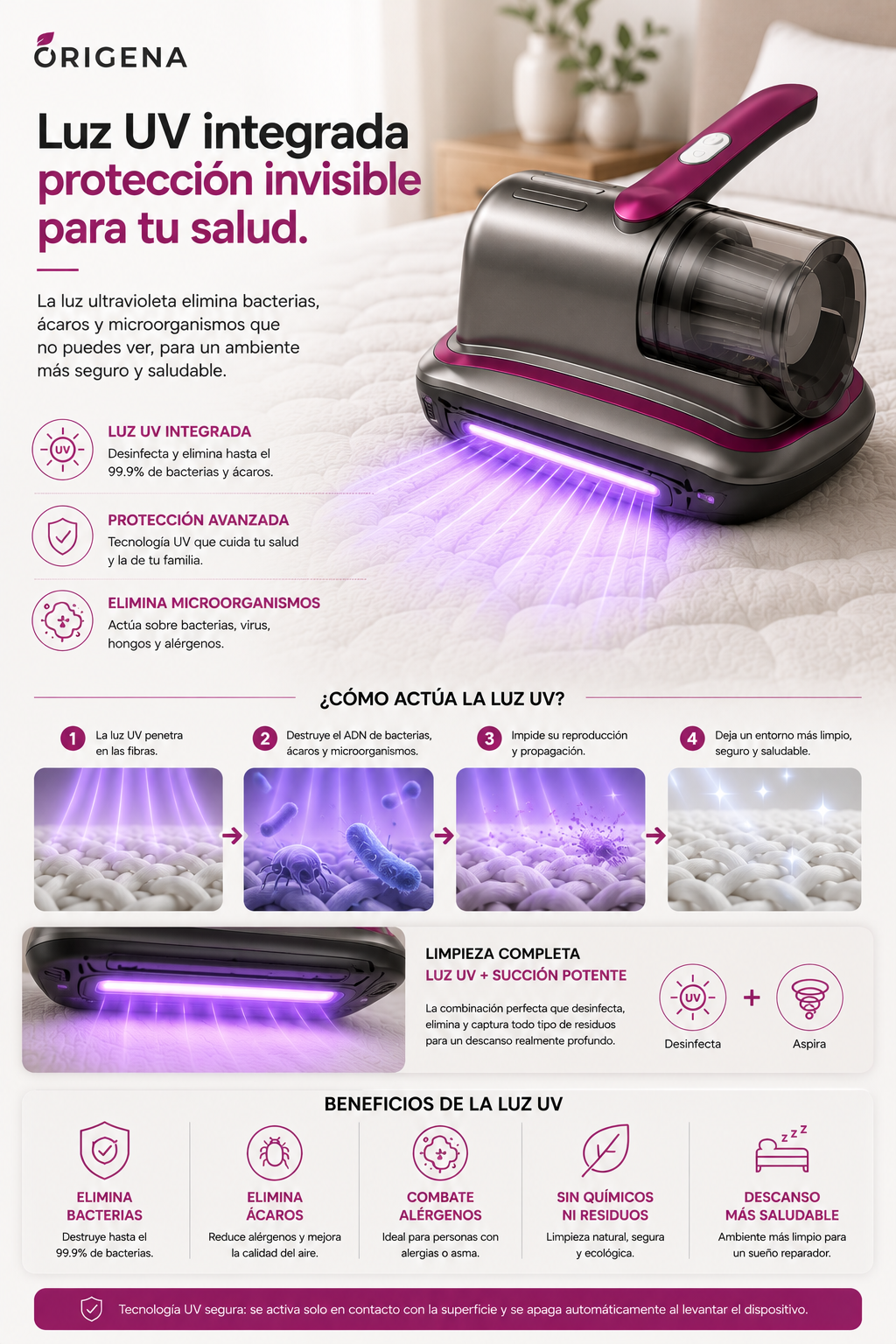 Aspiradora UV Origena™