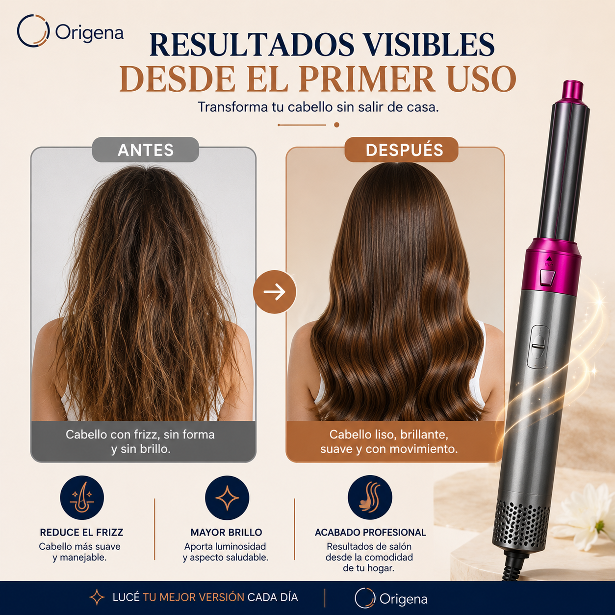 MultiStyler Pro 5 en 1 | Seca, Alisa y Riza