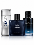 Carolina Herrera 212 VIP Men + Bleu de Chanel + Dior Sauvage