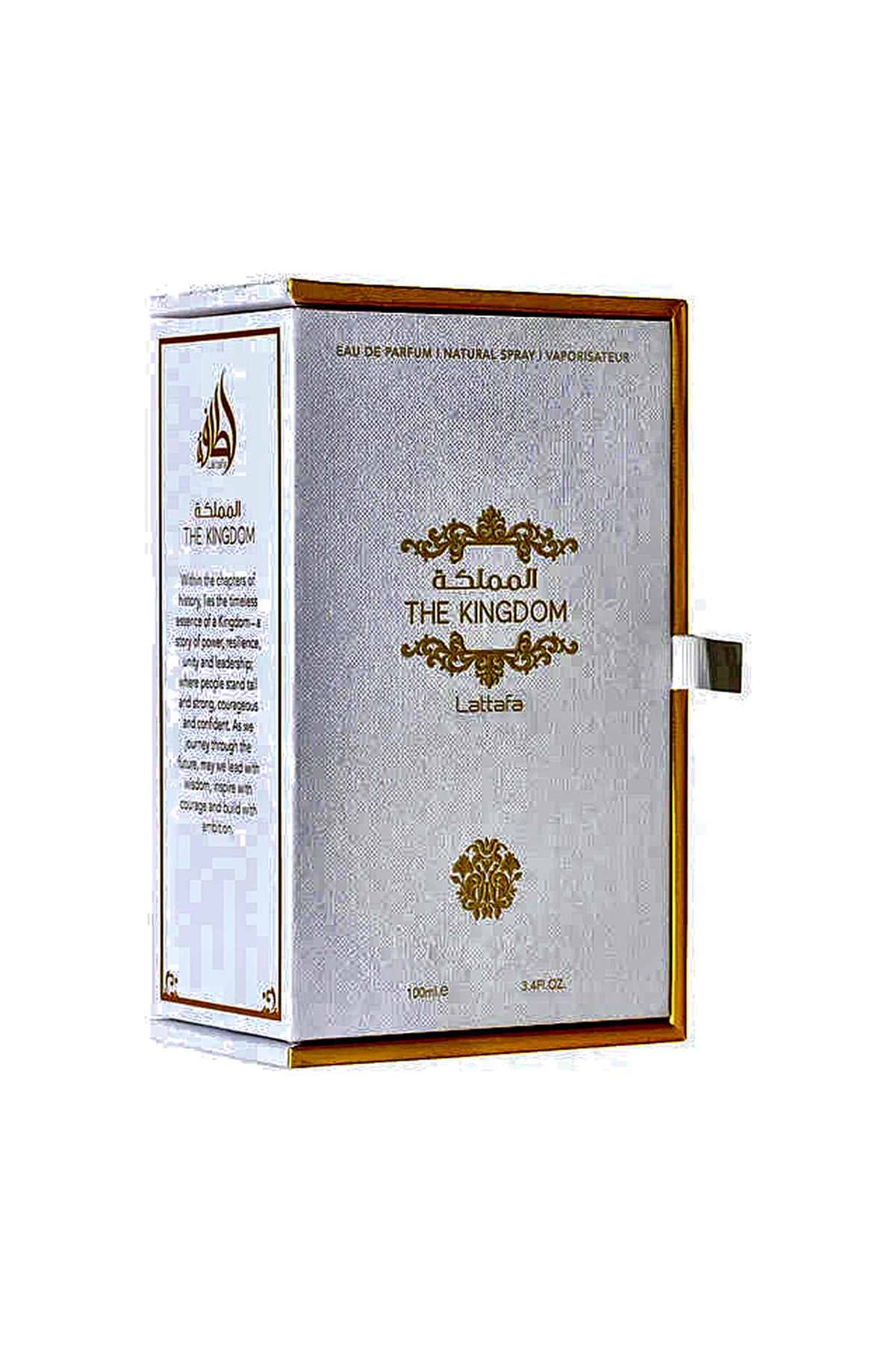 Lattafa The Kingdom — Eau de Parfum Masculino [bg-white:auto-v4 source=25ec88bab0]